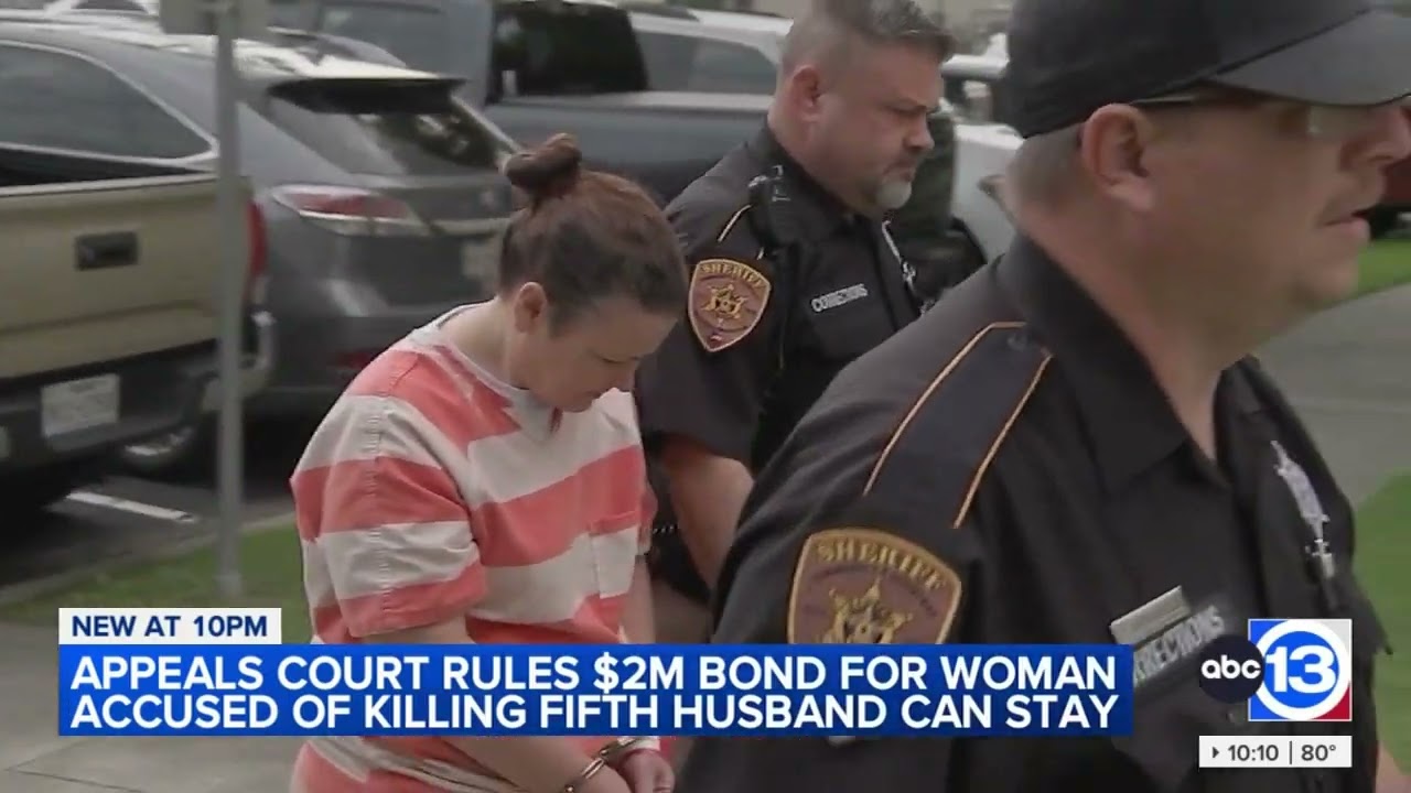 $2M bond remains in place for woman accused of killing 5th husband