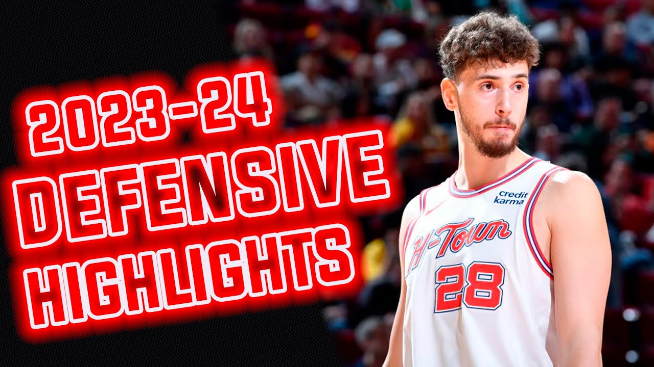 Alperen Sengun 2023-24 FULL DEFENSIVE Highlights | Houston Rockets