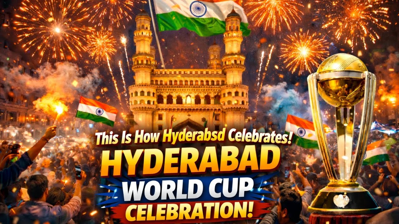 Hyderabad ICC T20 Worldcup Celebration Vlog | This is How Hyderabad Celebrate | Tankbund India