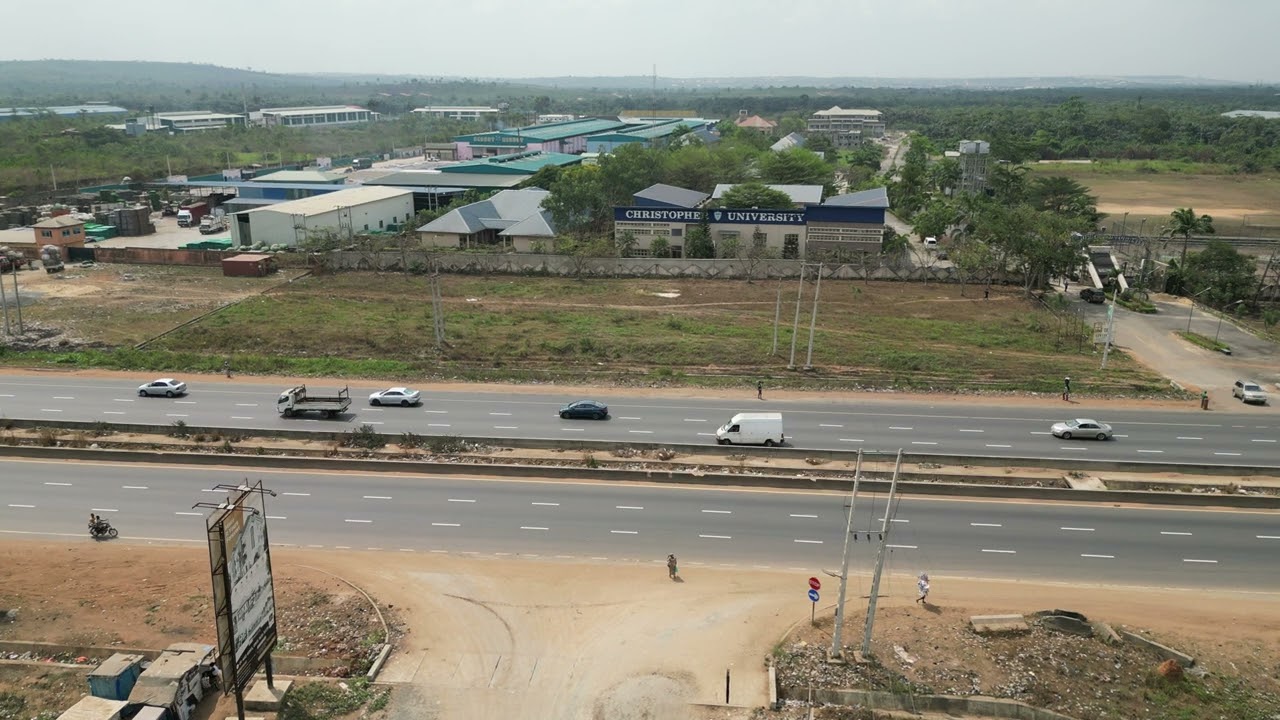 4k video of Christopher University Mowe - front view