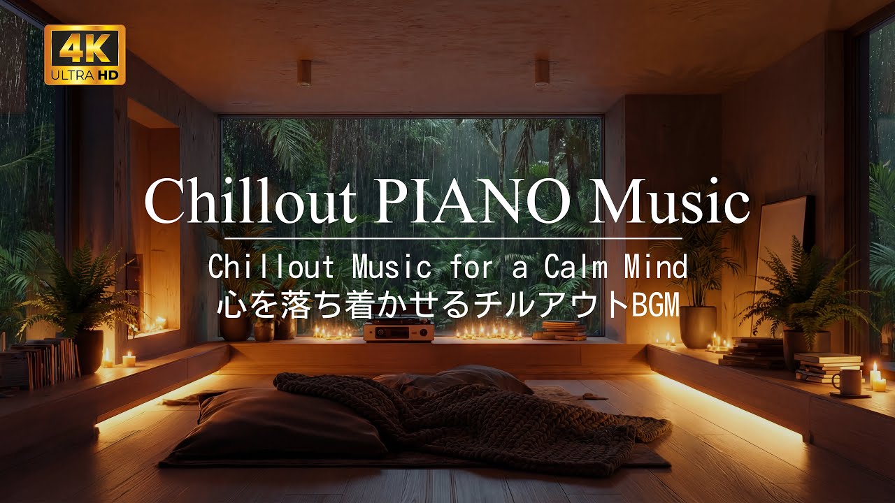 勉強用BGM｜Chillout Music for a Calm Mind | 心を落ち着かせるチルアウトBGM | Chillout Piano Music | 3H Relaxing Music
