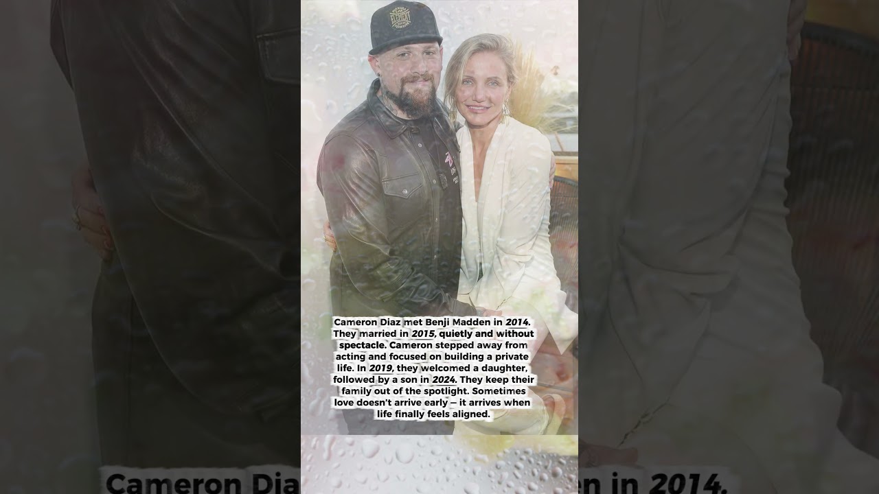Cameron Diaz & Benji Madden: The Love That Arrived When She Stopped Looking 💛