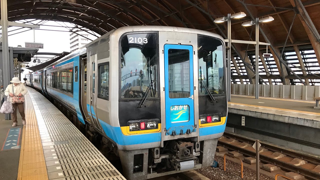 2019.3/25 高知駅を発着する列車 16:08〜18:11 1000系・2000系・9640系