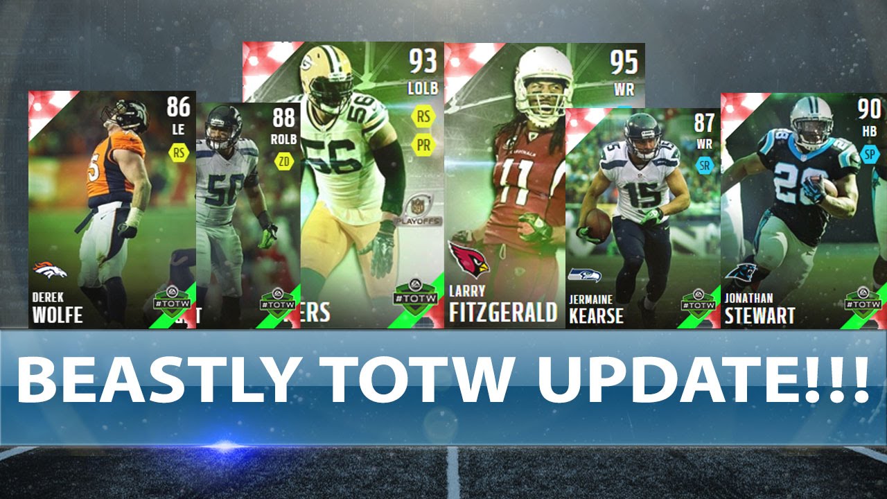 #Mut16 Totw Larry Fitz And Julius Peppers!!! 90 Overall J Stew!