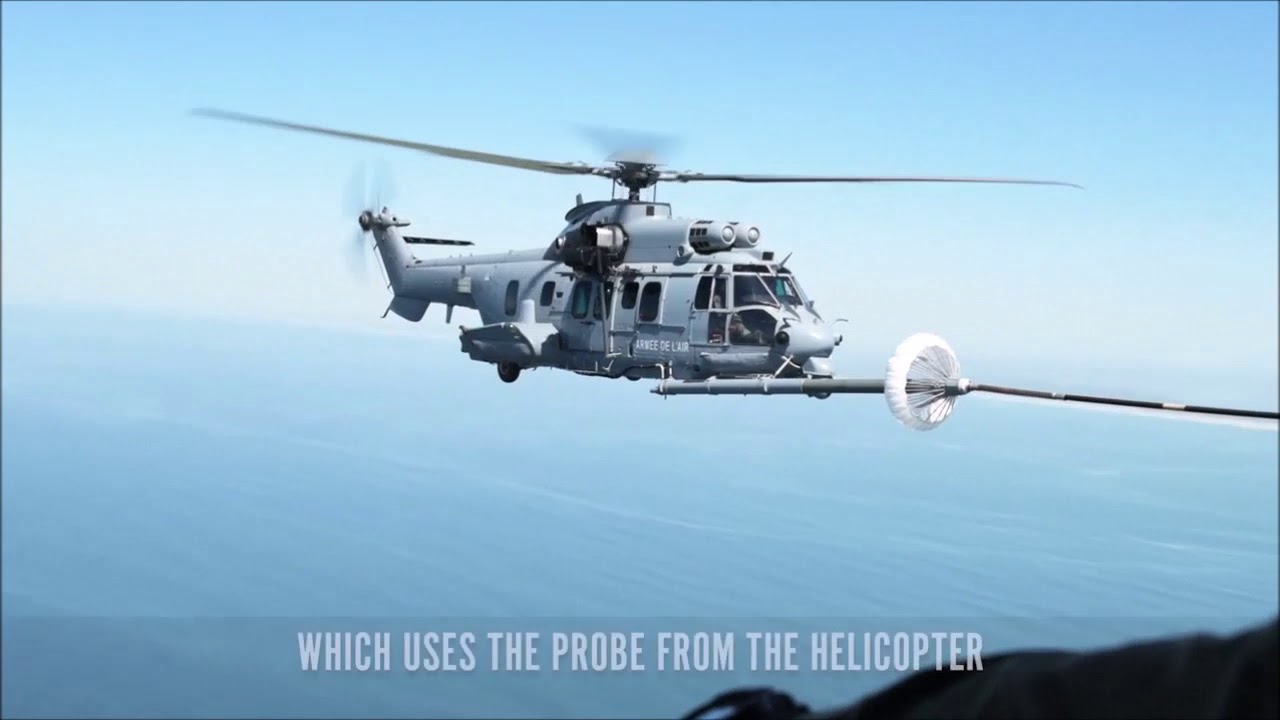 French H225M Caracal refueling by USAF MC-130J Commando II