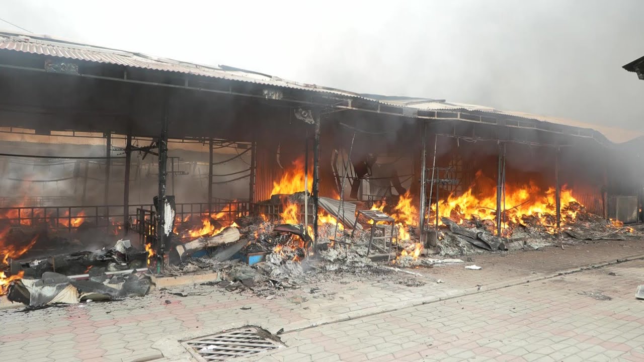 Fire destroys dozens of stores inside one of Islamabad's largest markets | AFP