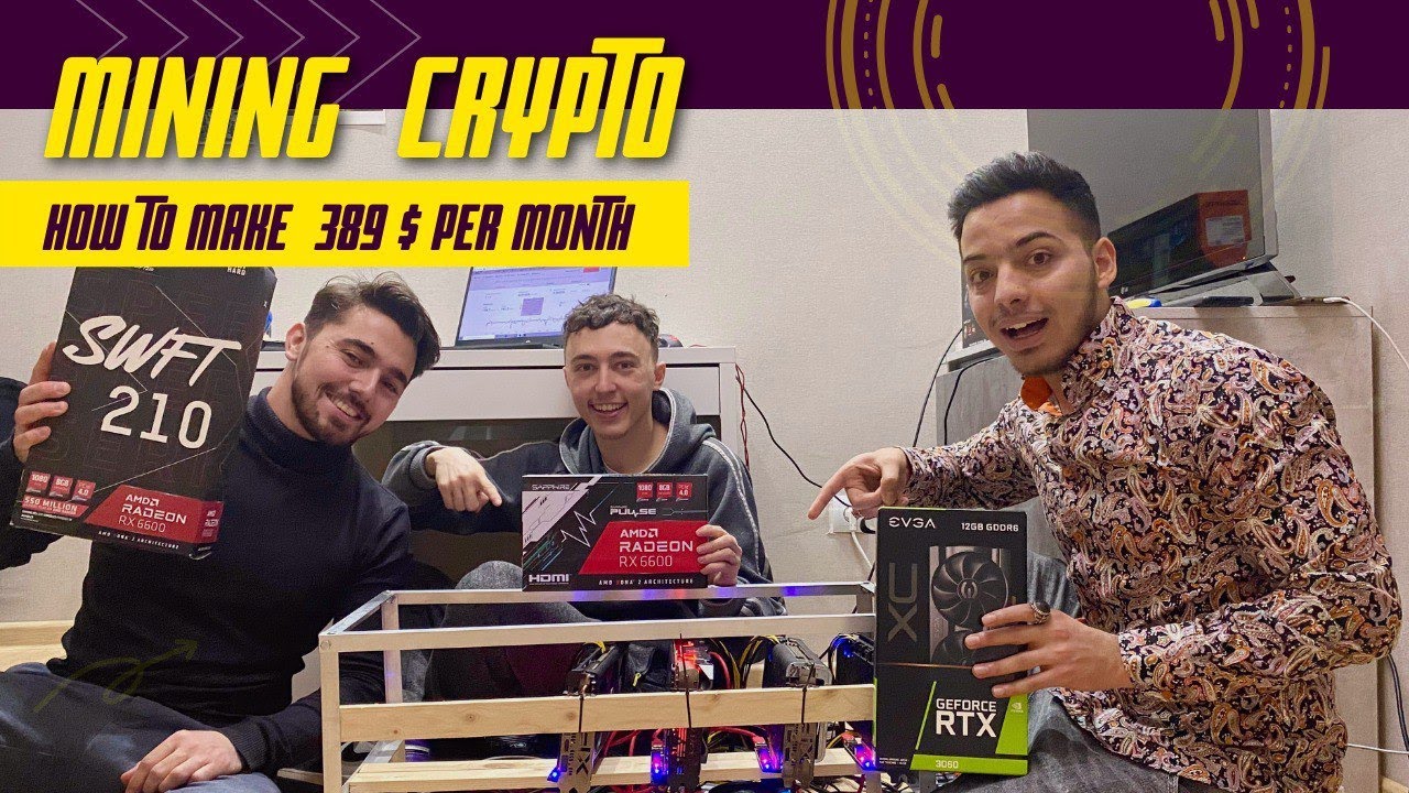 How to earn 389$ / month by MINING crypto ||| mining crypto che ast ?