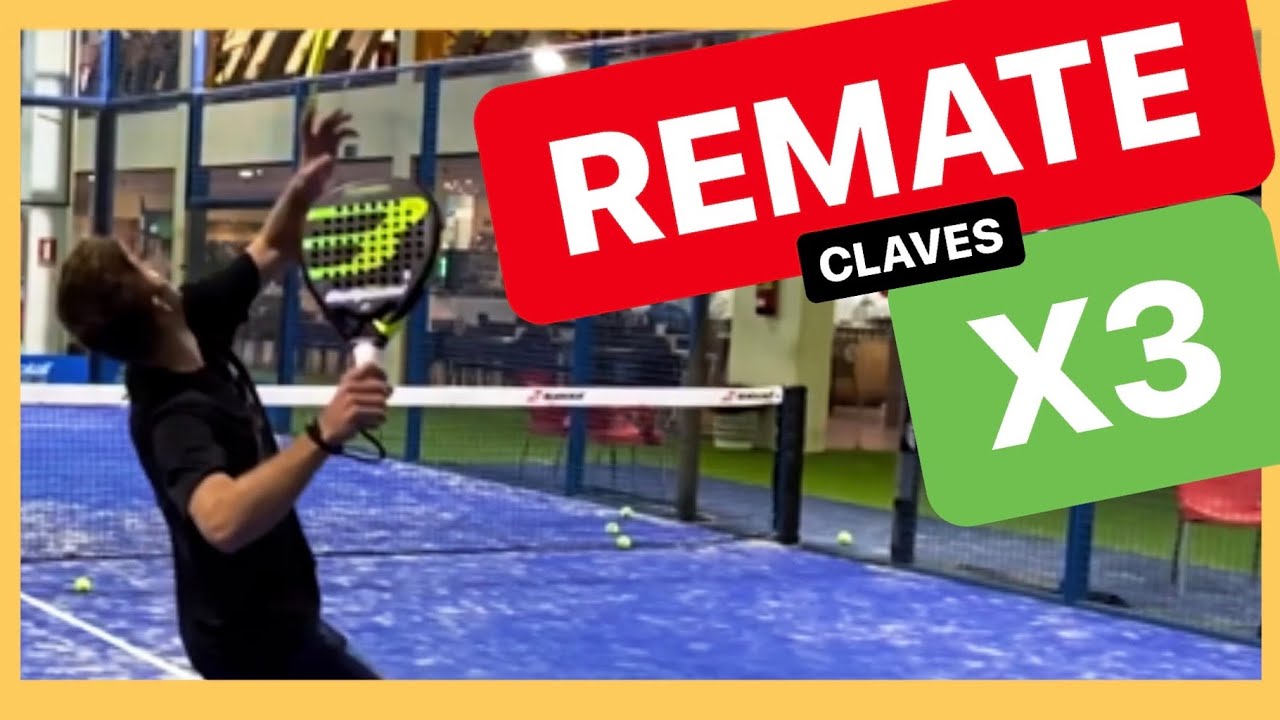 REMATE DE PADEL X3, Cómo SACARLA por 3, 6 CLAVES  TECNICAS [Curso de padel]