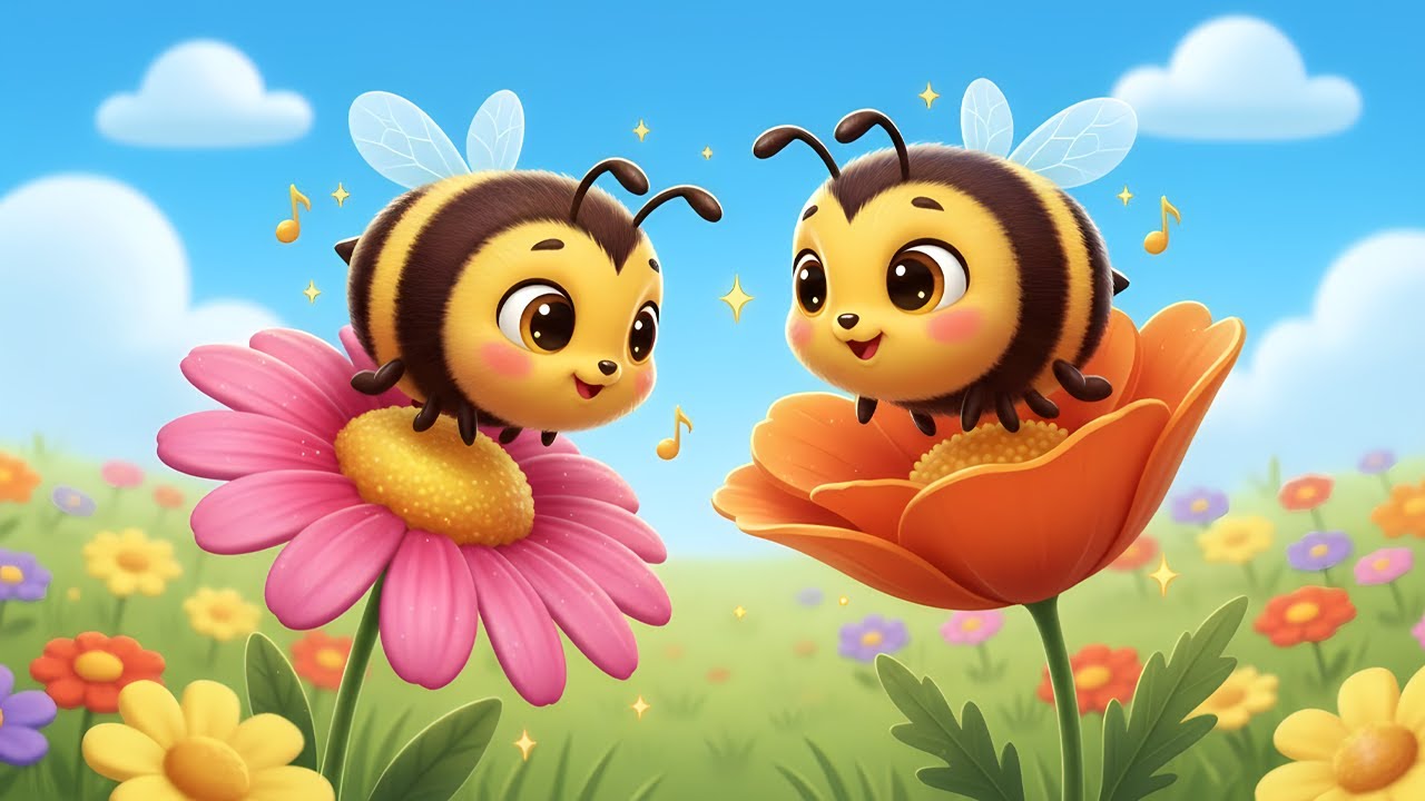 Busy Little Bees + More Animal Songs | Learning Fun Kids Songs & Nursery Rhymes