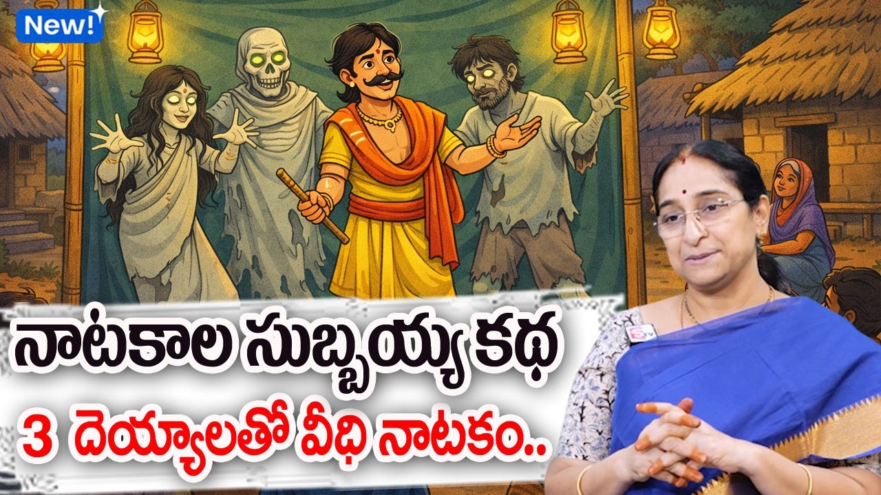 Ramaa Raavi : దెయ్యలతో వీధి నాటకం కథ | Superb Funny Stories | Best Moral & Bedtime Stories #stories