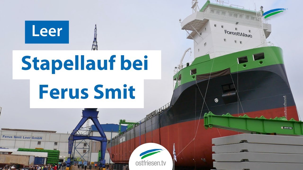 Stapellauf der „FWN Antarctic“ bei Ferus Smit in Leer