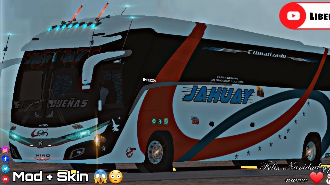 Mod Impedsa Para Protón Bus Simulador, Liberación Oficina👻⛄#ecuador #hino #protonbussimulator #mods