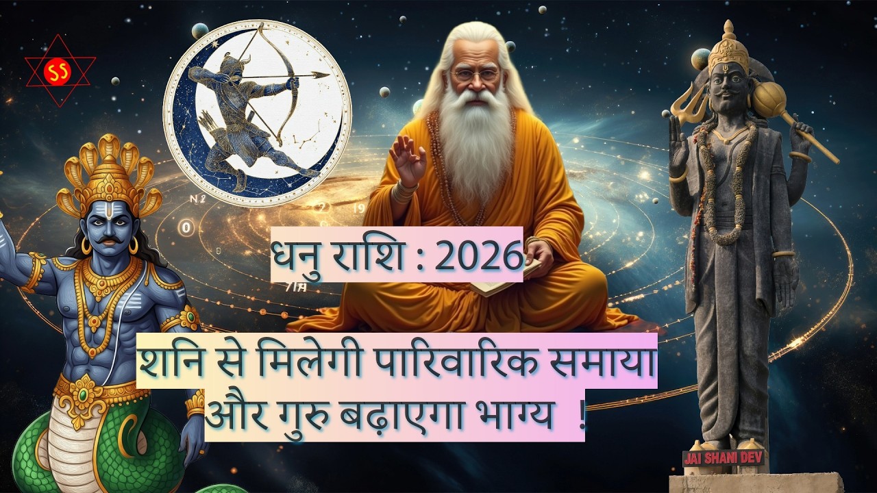 धनु राशि साल 2026 राशिफल | Dhanu Rashi sal 2026 |  Sagittarius Horoscope year 2026 in hindi