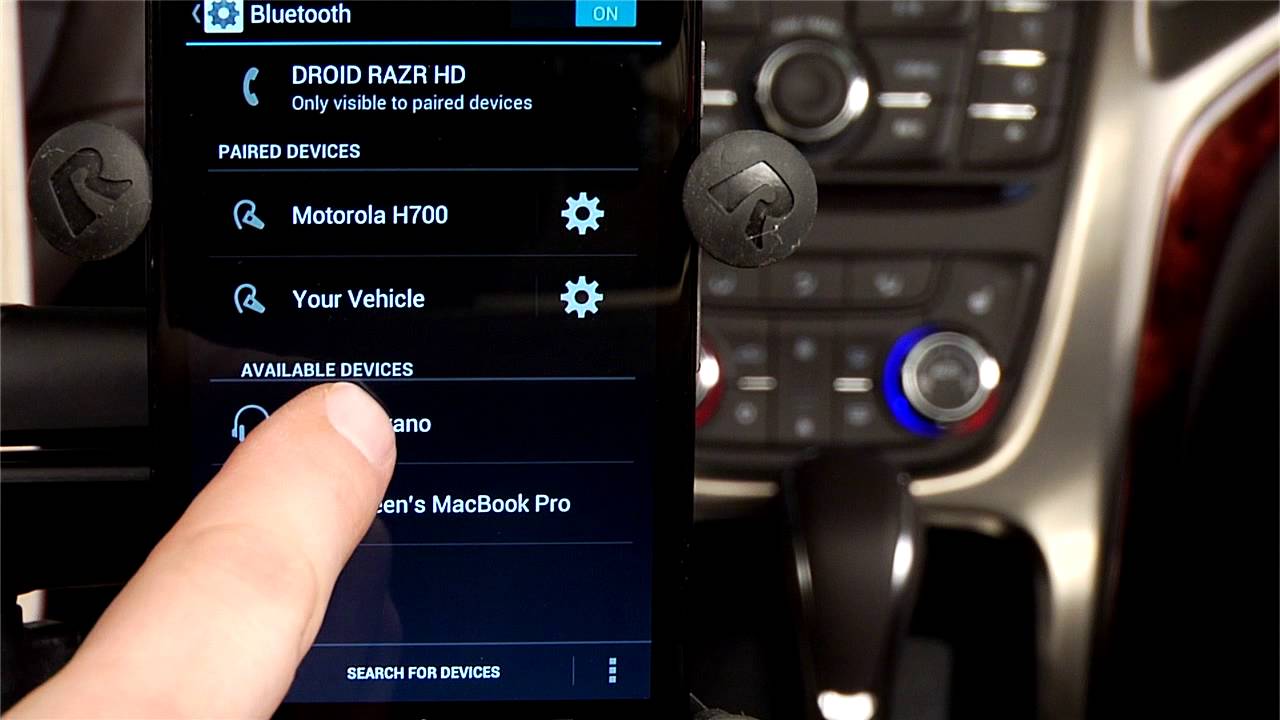 Intellilink - Pairing an Android Smartphone