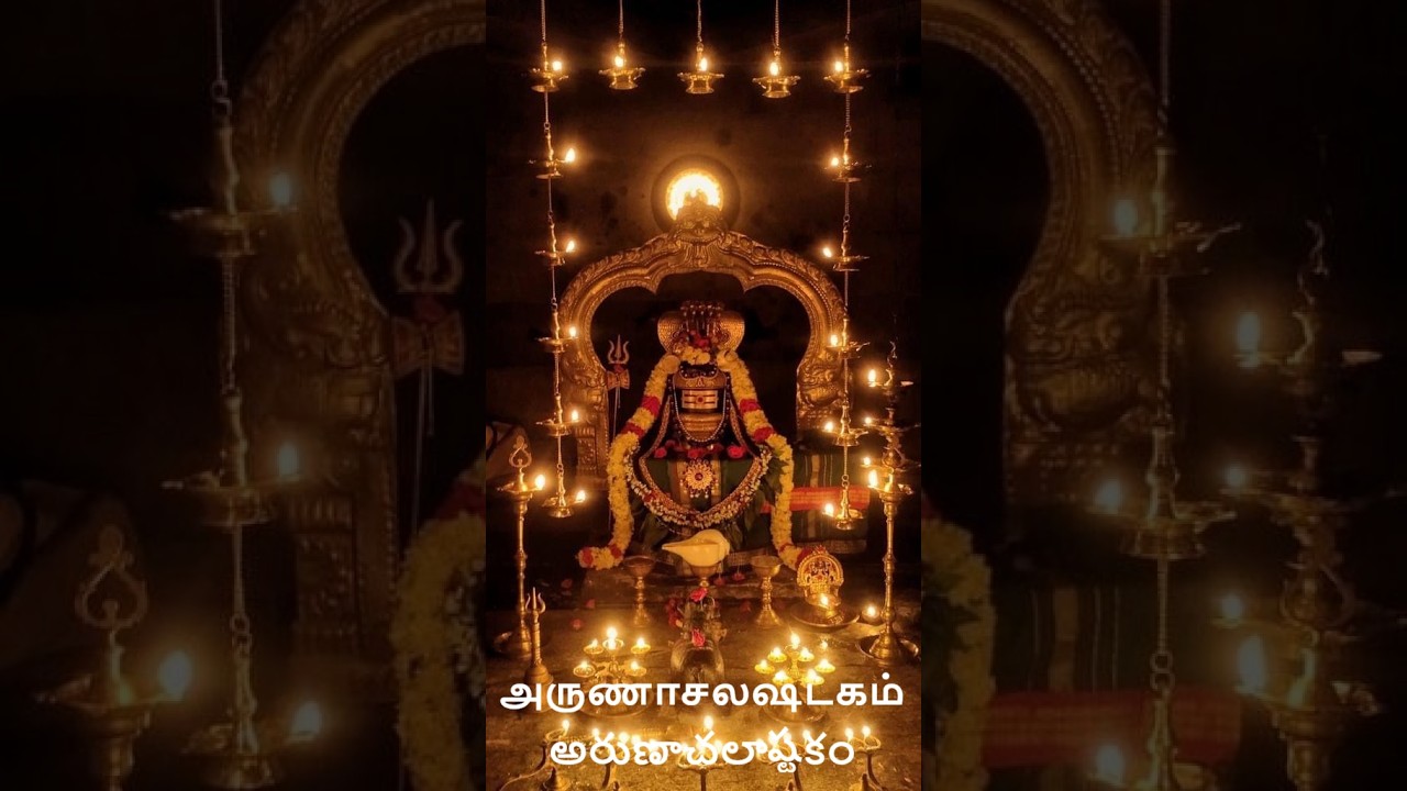 அருணாசலஷ்டகம் | అరుణాచలాష్టకం | Arunachala Ashtakam | Powerful Meditation Chant | RamanaMaharshiHymn