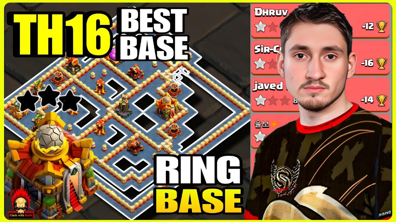 OP TH16 RING BASE LINK ! ONLY 1* 999% CHANCES TH16 WAR BASE ! ANTI 1 STAR BASE TH16 -TH16 NEW BASE