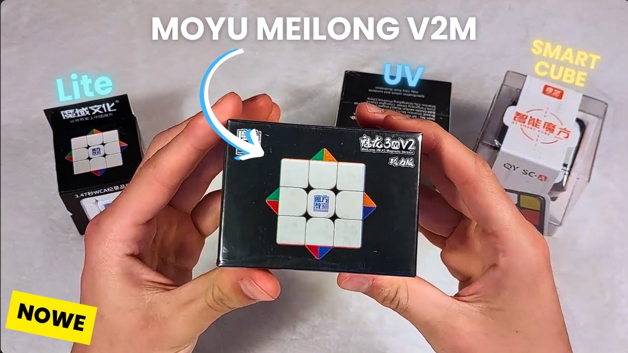 *NOWE* Meilong V2M UV! UNBOXING i POR&Oacute;WNANIE + QiYi Smart Cube