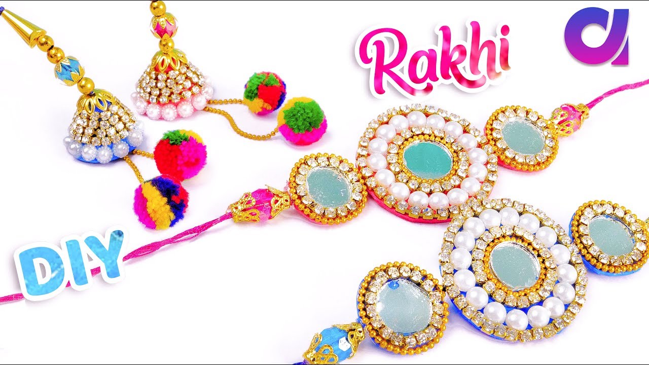 How to make rakhi at home /Rakhi making for Bhaiya- Bhabhi | Raksha Bandhan 2018 | Artkala