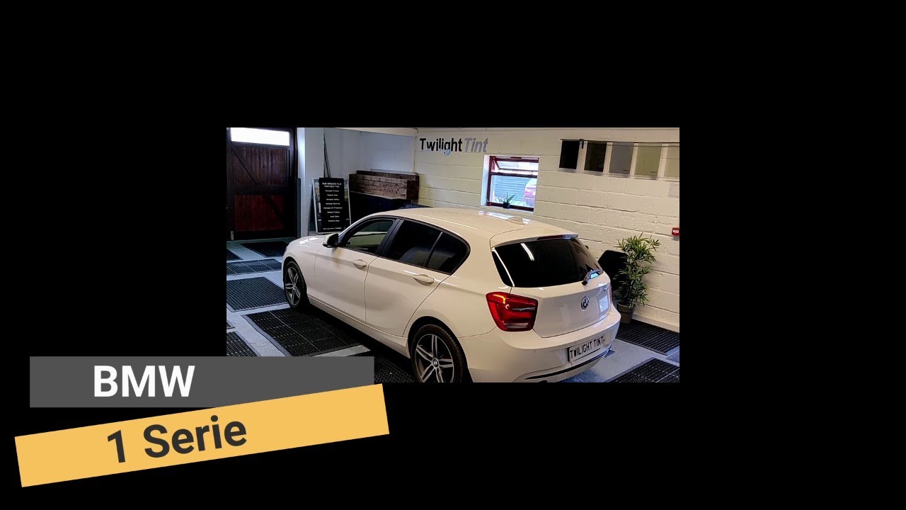 BMW 1 serie tinted windows start to finish. Check this out!!
