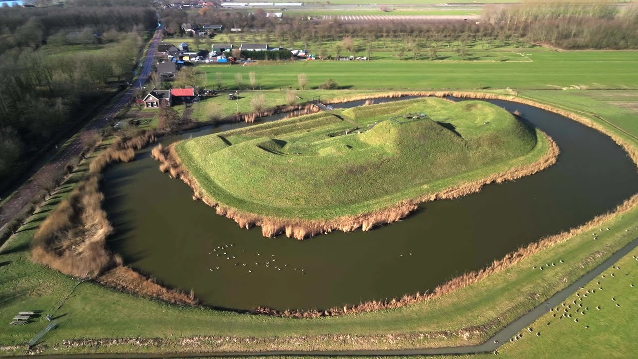 Het Werk aan de Waalse Wetering in Tull en het Waal (Drone)