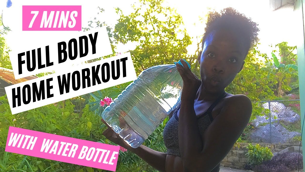 7 MINS WATER BOTTLE FULL BODY WORKOUT FOR BODY TONING || HOME WORKOUT || 6 Liter water bottle