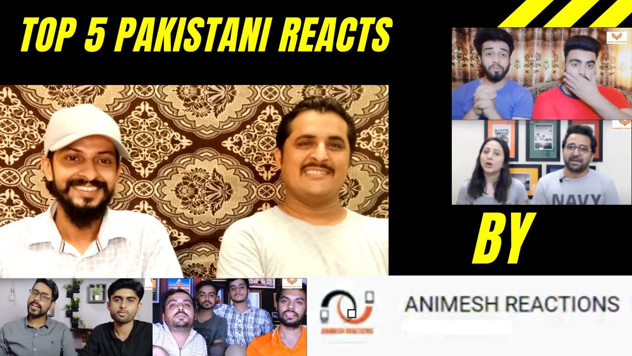 Pakistani Reaction to India l Top 5 Channels compilation by animesh reactions l Kamran Ali TV