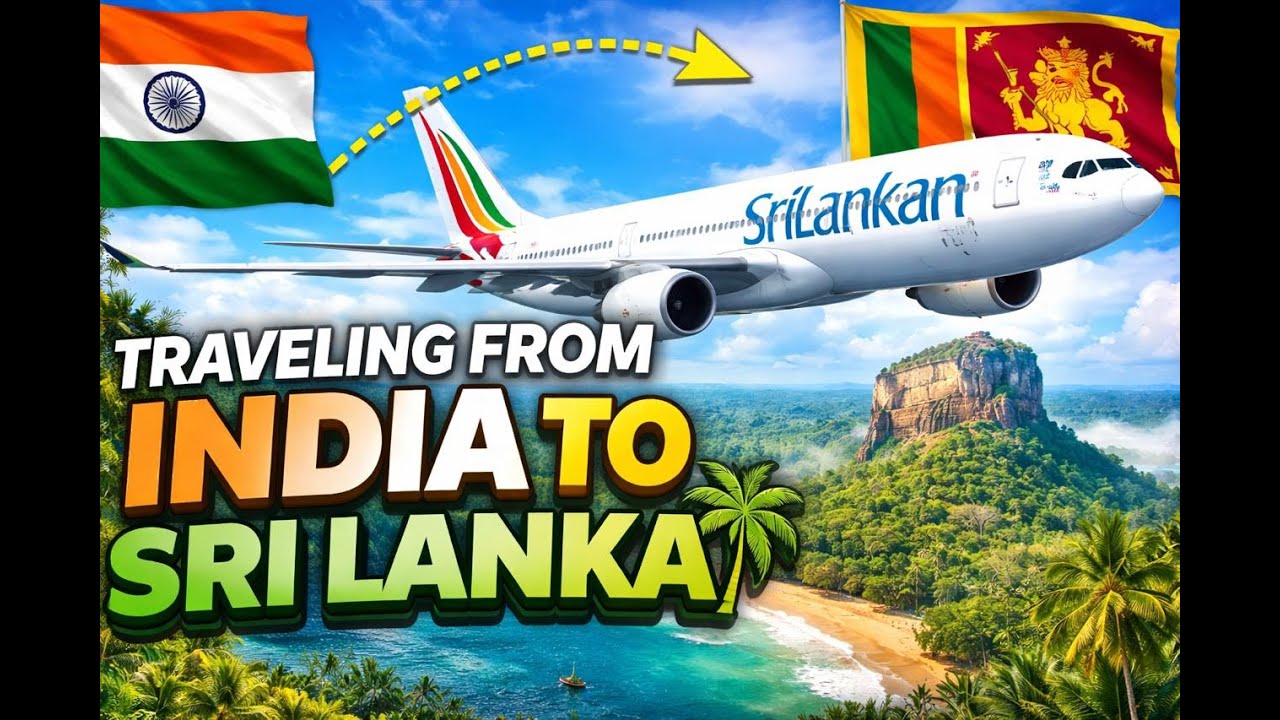 "India to Sri Lanka 🇮🇳✈️🇱🇰 | First Experience with SriLankan Airlines!"
