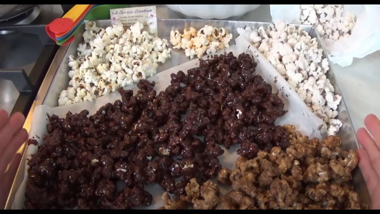 Come fare i pop corn in 8 gusti diversi.