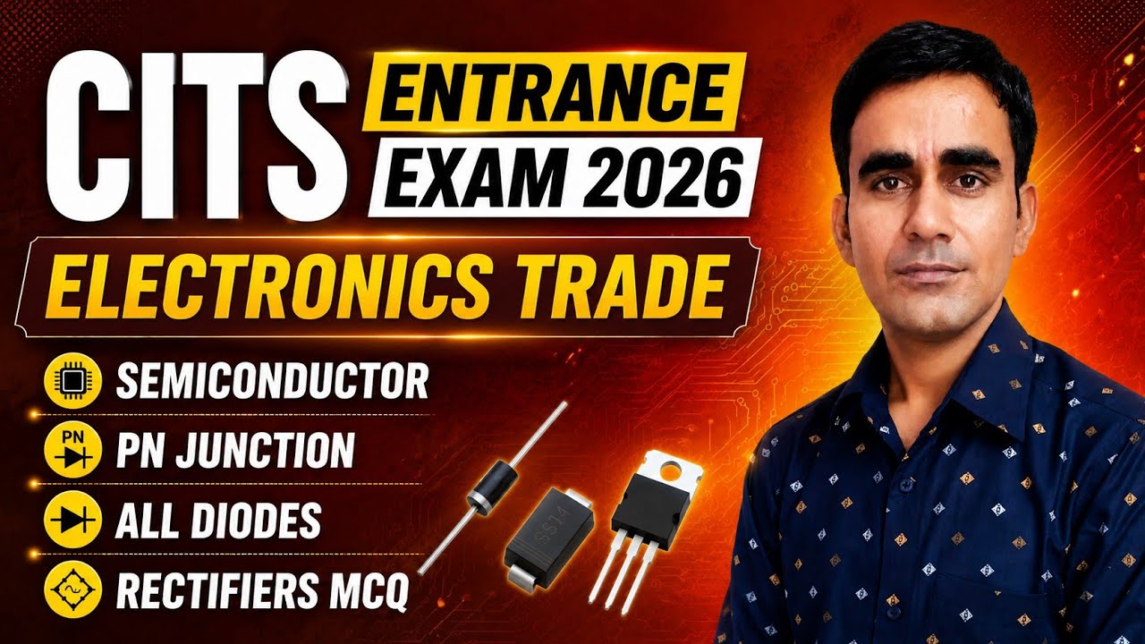 CITS entrance exam Electronics important question 2026|| cti electronics question 2026