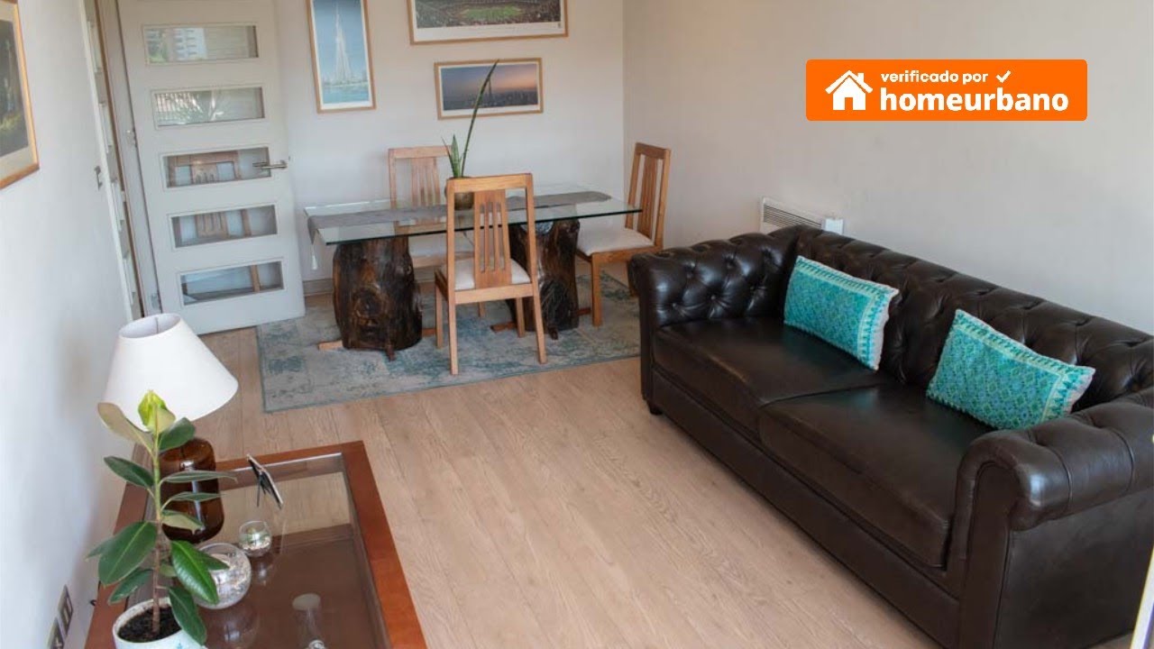 Arriendo departamento amoblado Capitán Orella - Metro Ñuñoa 1 (5318)