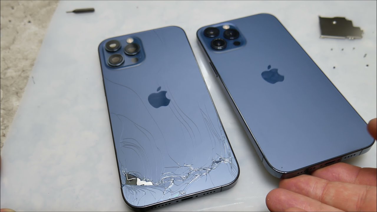 Iphone 12 Pro Max / Разбит дверью автомобиля. Установка нового корпуса. / 12 pro max - refubishing