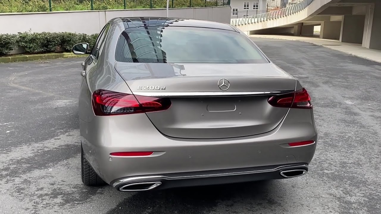 Mercedes E-Class 2021 - szczeg&oacute;ły wnętrza i nadwozia