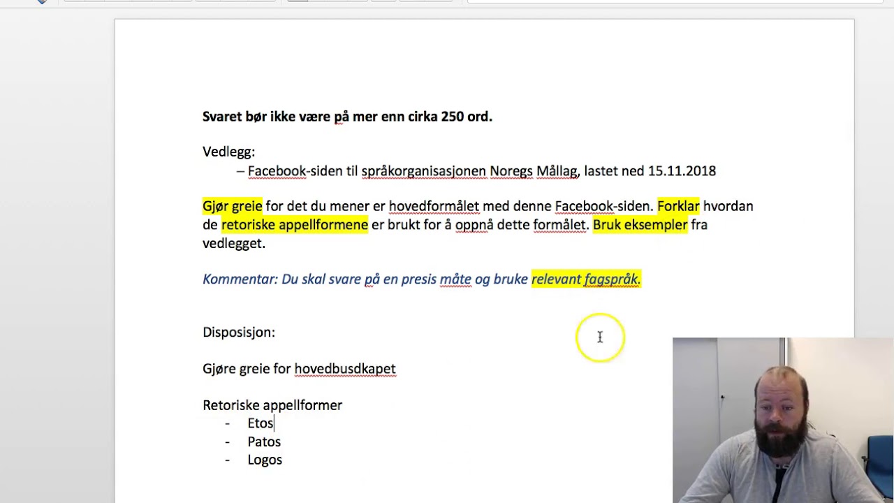Relevans kortsvar