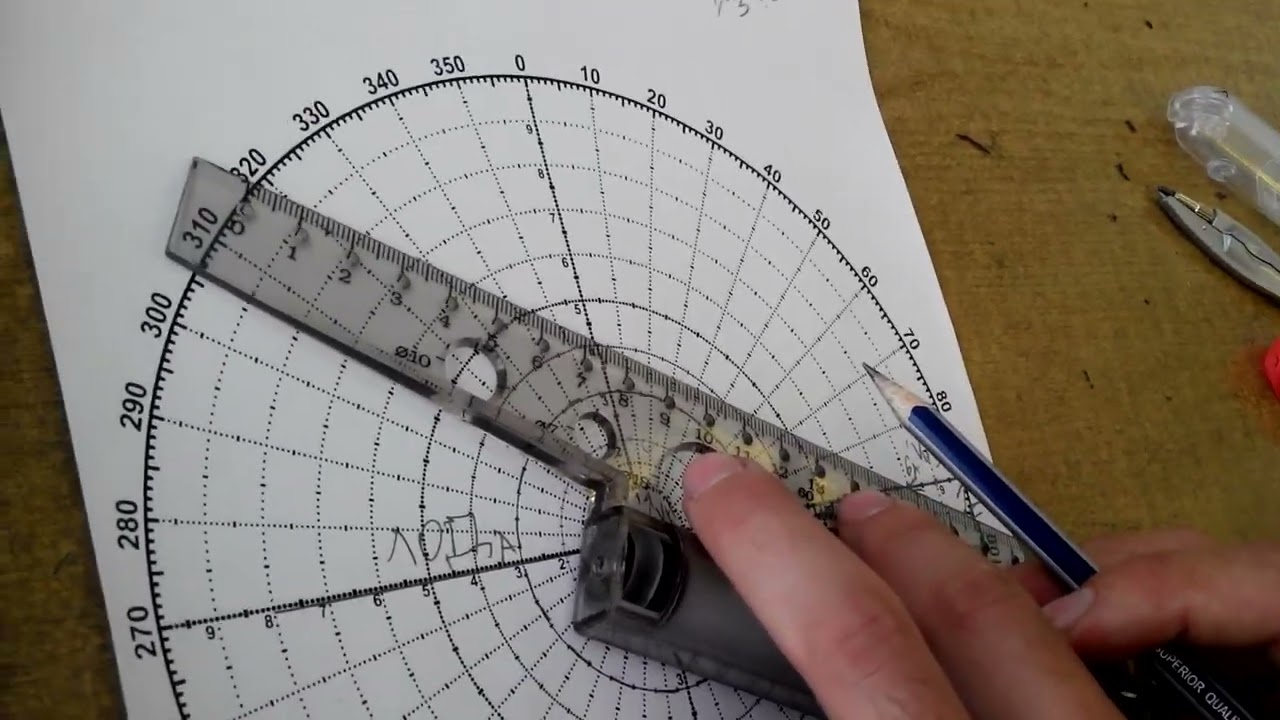 8.10 Встречное судно, расхождения с одним судном на маневренном планшете, поворот вправо.