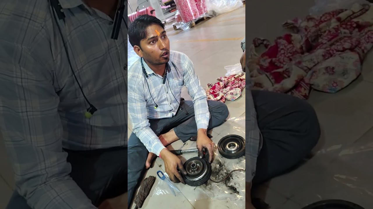 Magnetic powder brake repairing 