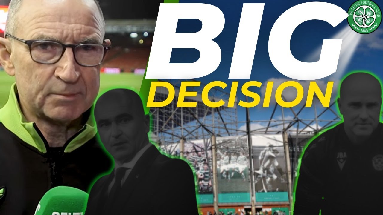 Celtic Face a Massive Manager Decision – After todays UPDATE