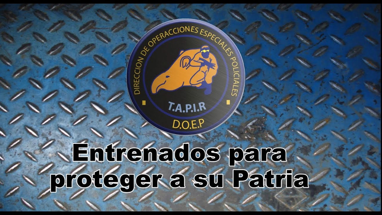 TAPIR  entrenados para proteger a su Patria