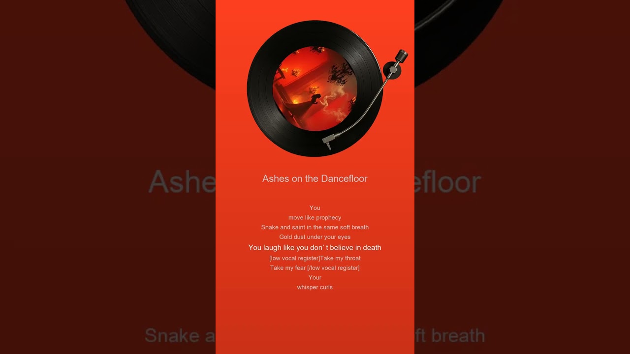 Ashes on the Dancefloor