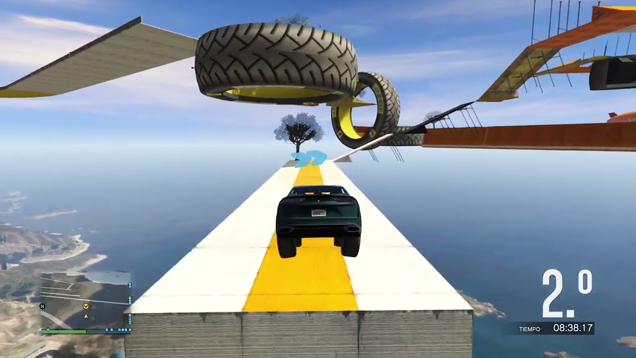 CARRERA DE PARKOUR EN GTA V ONLINE 