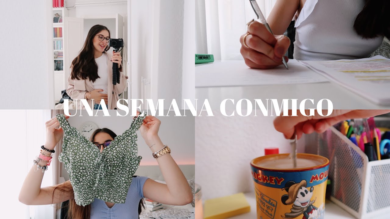 Una semana conmigo {siendo productiva, uni, estudiar, leer, mini haul shein, editar...}