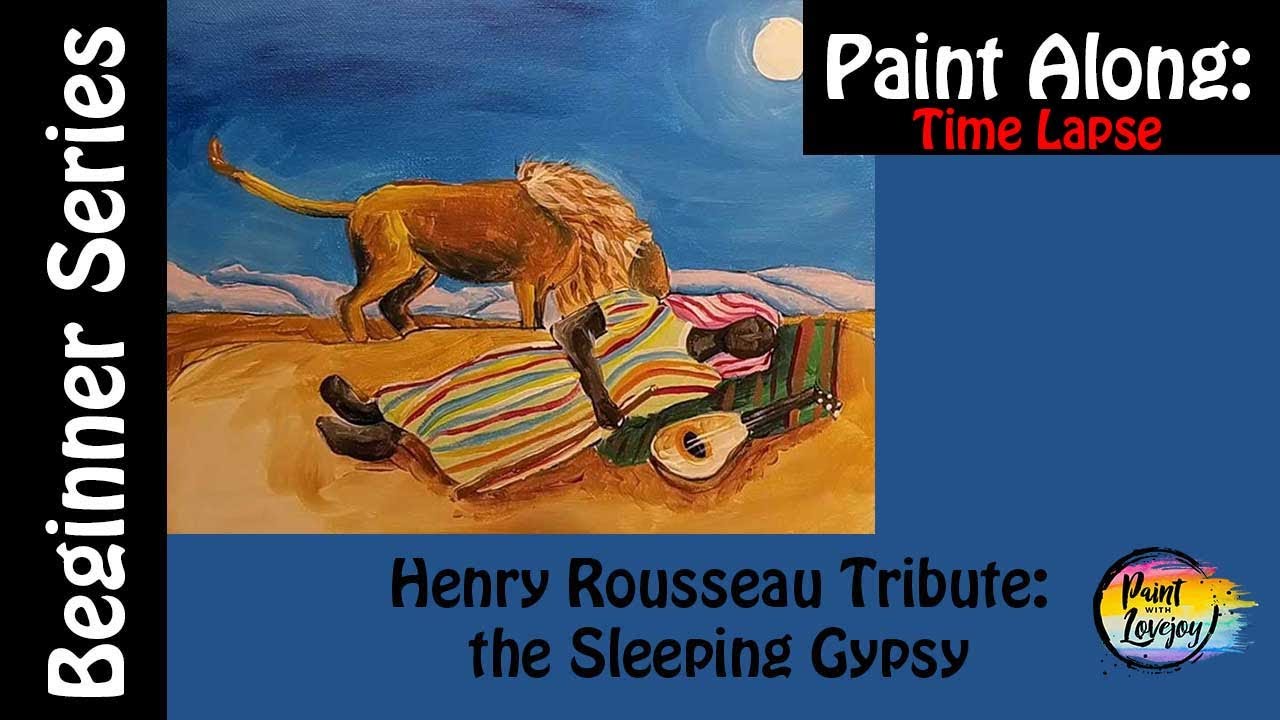 Henri Rousseau Tribute: The  Sleeping Gypsy