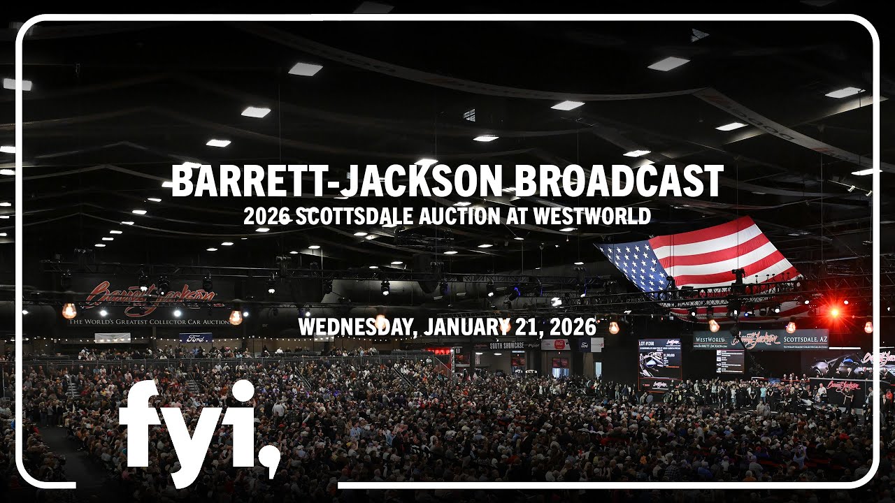 FYI LIVE // 2026 Scottsdale Auction // Barrett-Jackson Wednesday Broadcast