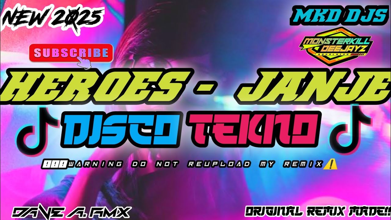 NEW NONSTOP VIRAL💥 HEROES JANJI  & MORE | HARDTEK ITALO MIX | DJ DAVE A. RMX