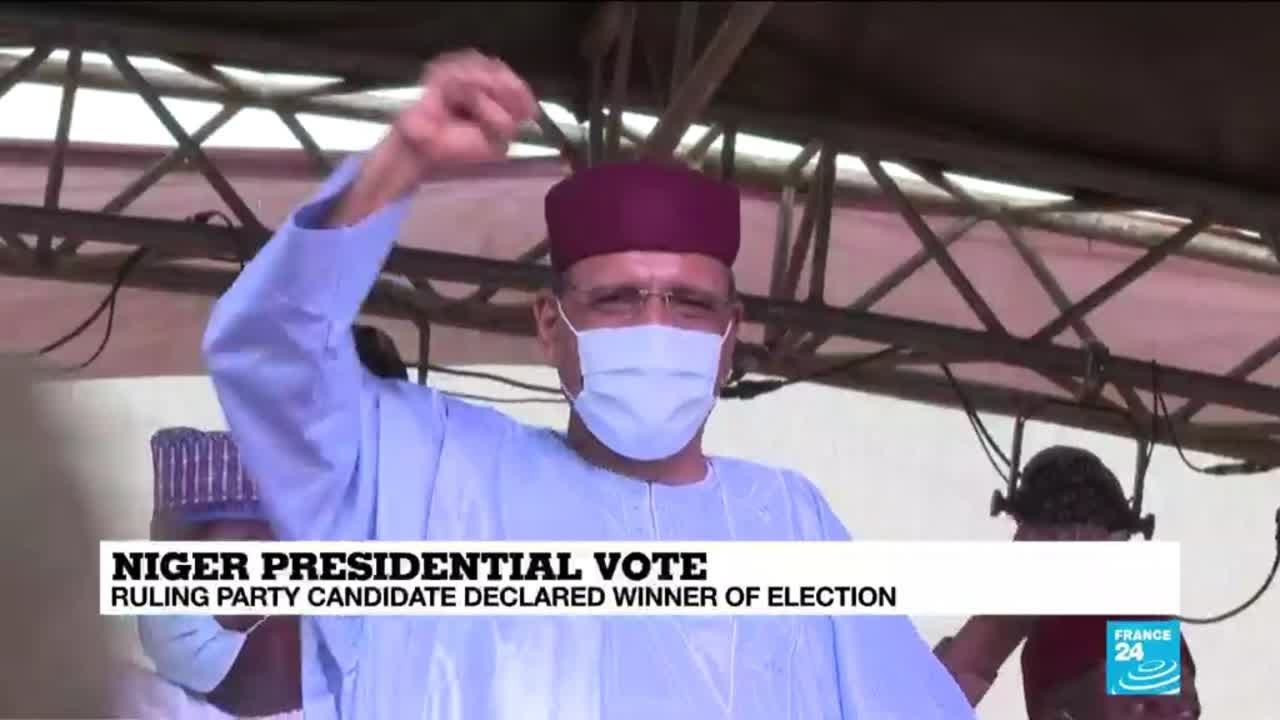 Bazoum declared winner of Niger's presidential election as clashes erupt