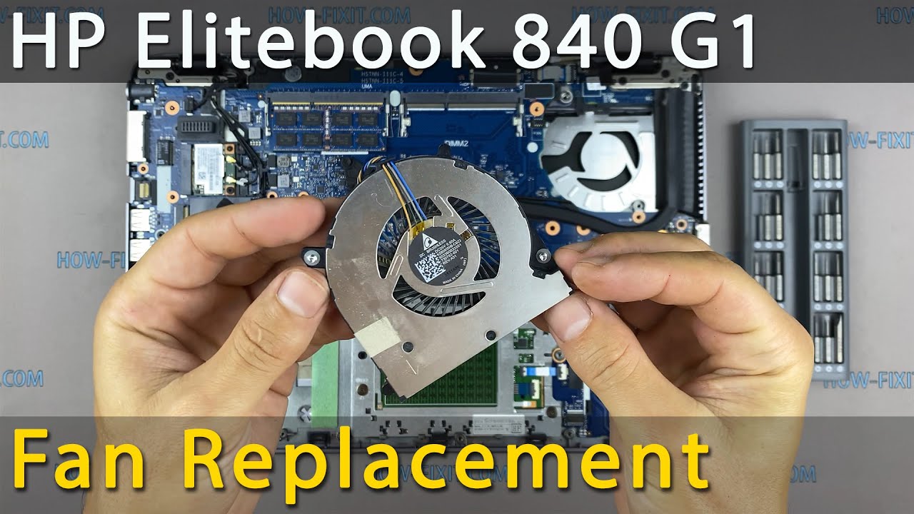 HP Elitebook 840 G1 Fan Replacement | Step-by-step DIY Tutorial