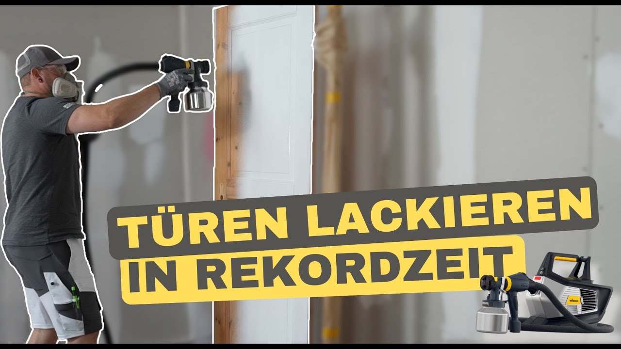 Holztür lackieren, dass musst du beachten/ Neue FC5500 XVLP