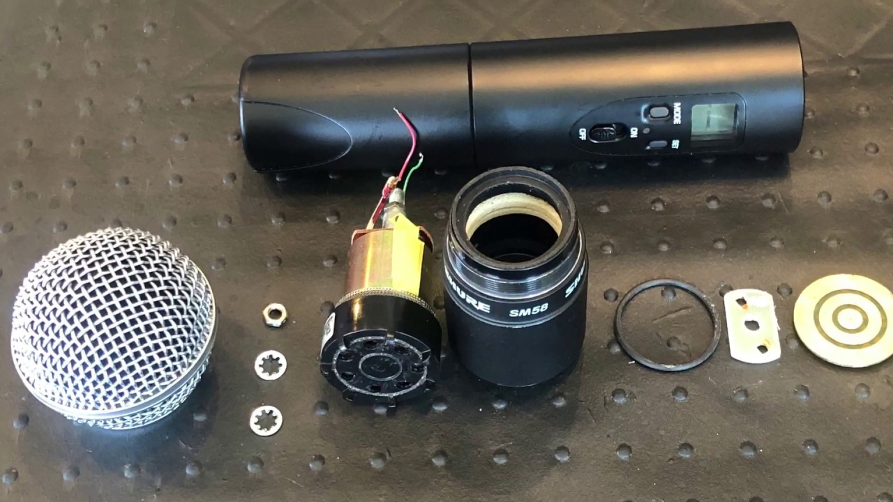 Shure SM58 Wireless Capsule Teardown