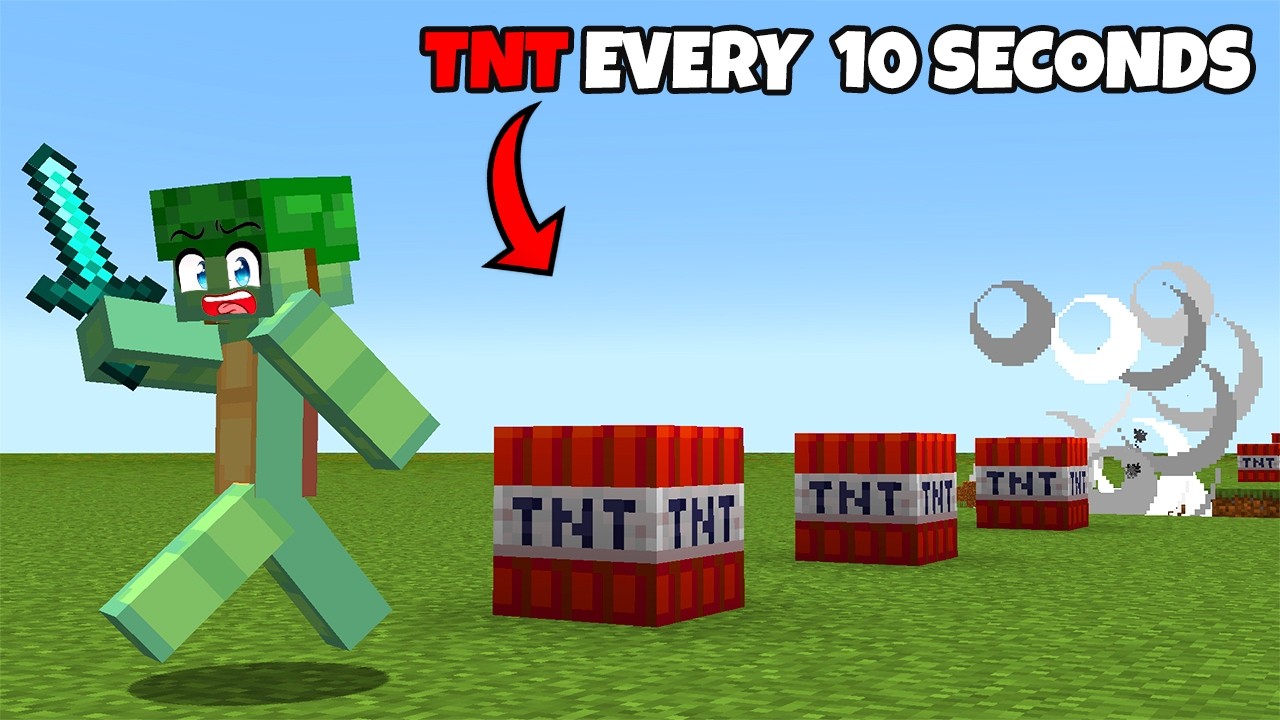 TNT Every 10 Seconds Changed My Minecraft Hardcore Experience Forever!
