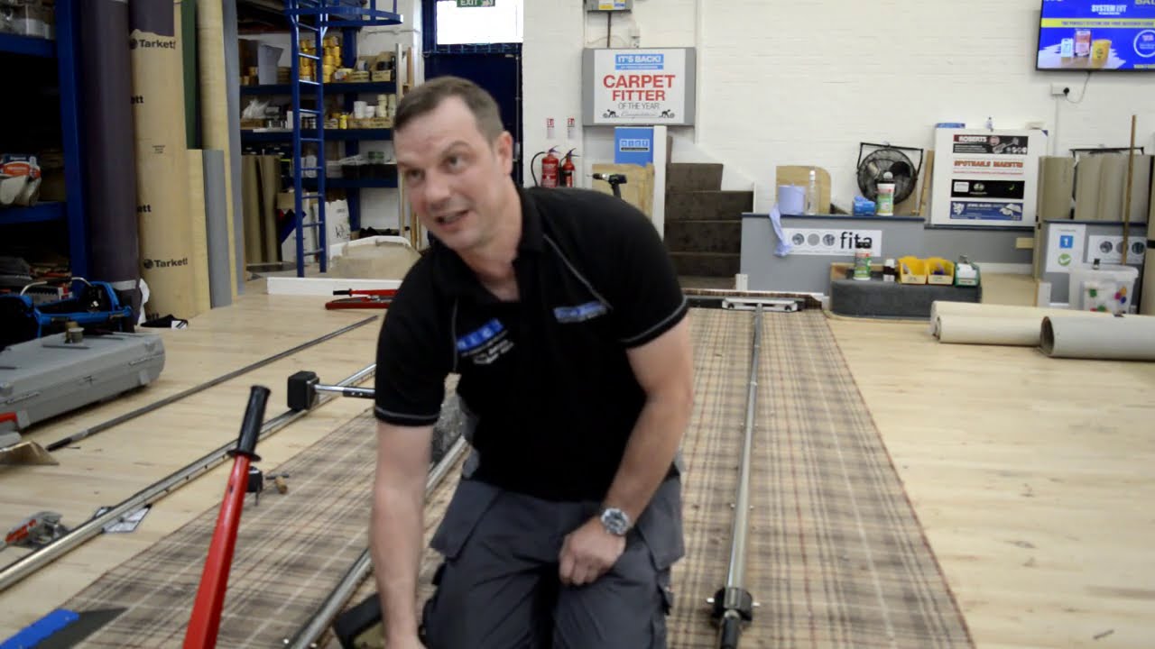 Dans Tool, power stretchers,knee kickers vintage stretchers, featuring the new Pile Driver by Janser