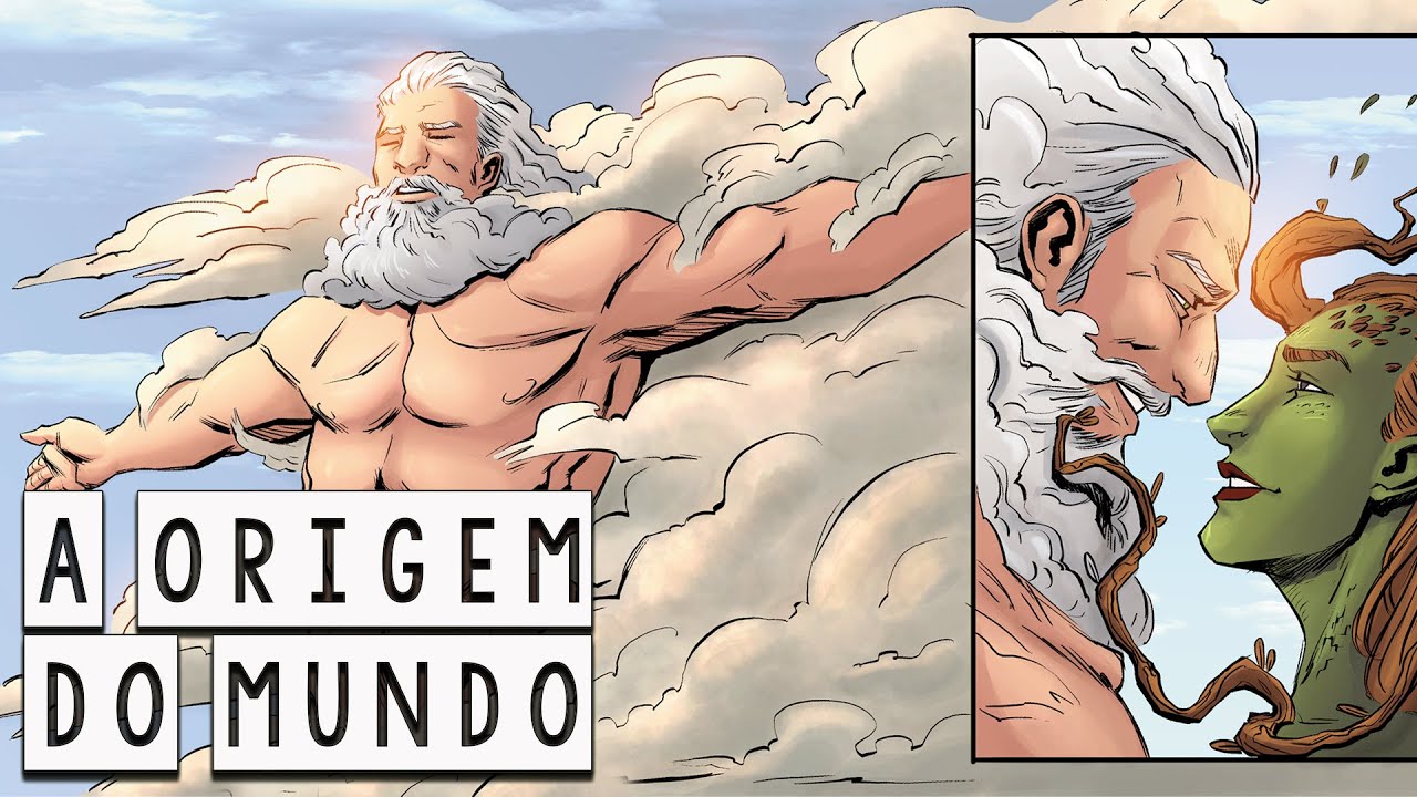 A Incr&iacute;vel Origem do Mundo conforme a Mitologia Grega ep1/3 - Mitos em Quadrinhos - Foca na Hist&oacute;ria